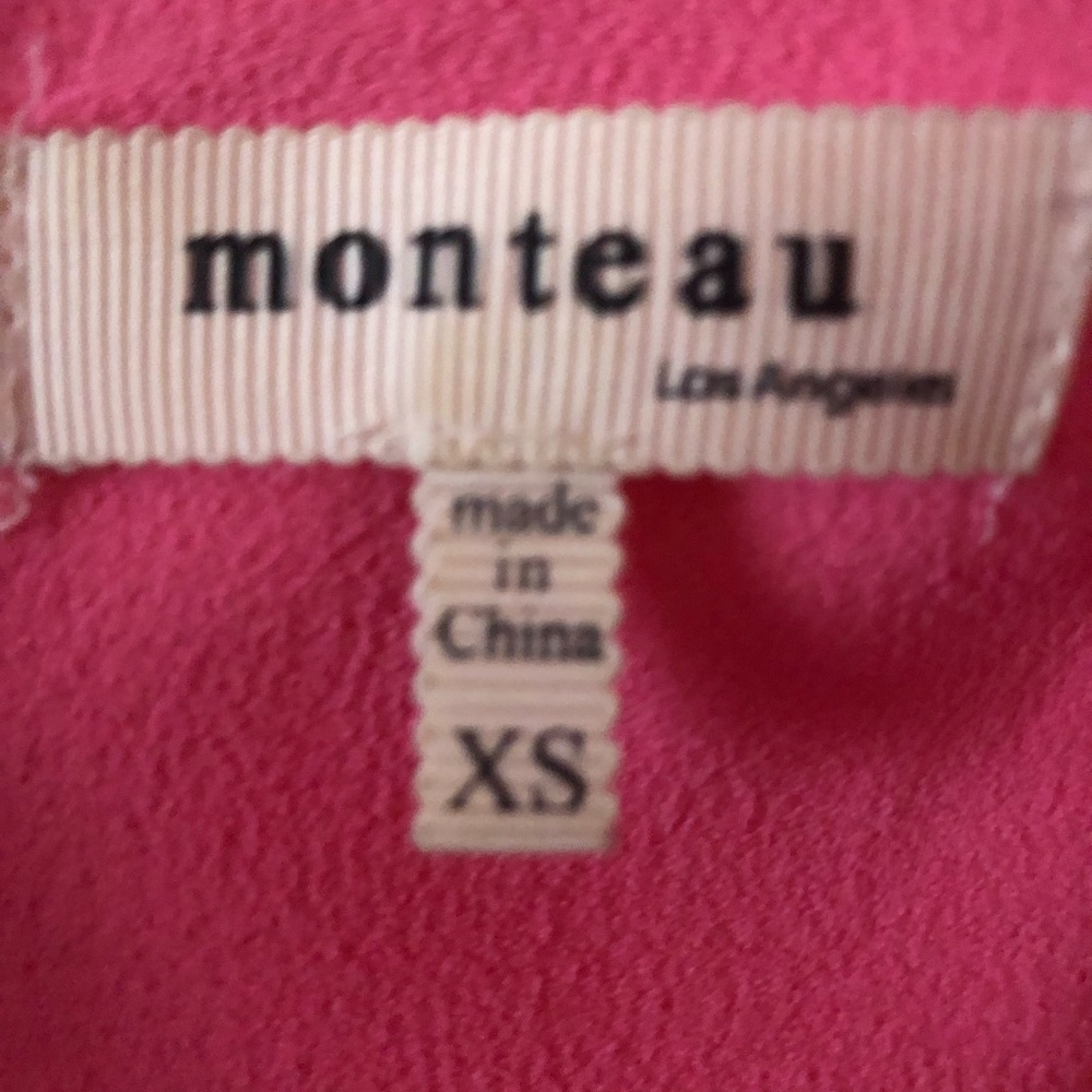 💕⚓️✨✨Hot Pink Casual Scalloped Trim Dress - Picture 2 of 2